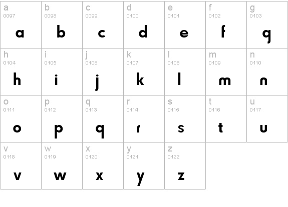 Soul Papa lowercase a-z preview