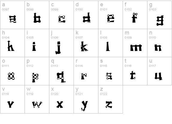 SoulManure NormaL lowercase a-z preview