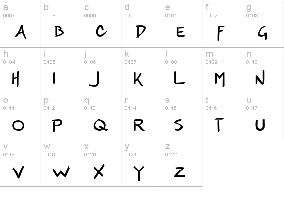 Soylent Black CAPS lowercase a-z preview