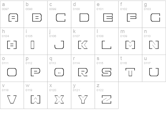 Spac3 neon lowercase a-z preview