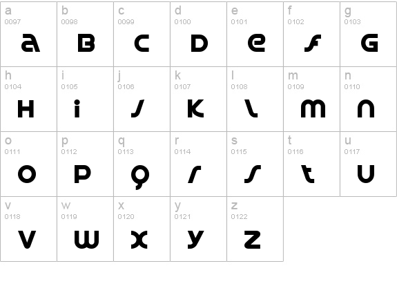 Spin Cycle lowercase a-z preview