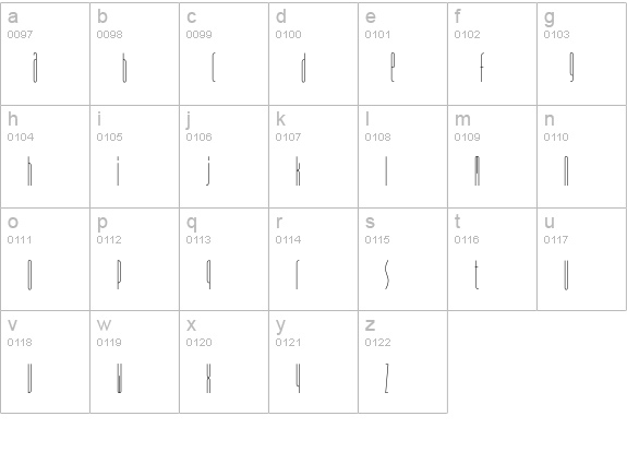 SpiritEF-Regular lowercase a-z preview