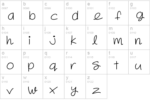 Spring In My Step
 lowercase a-z preview