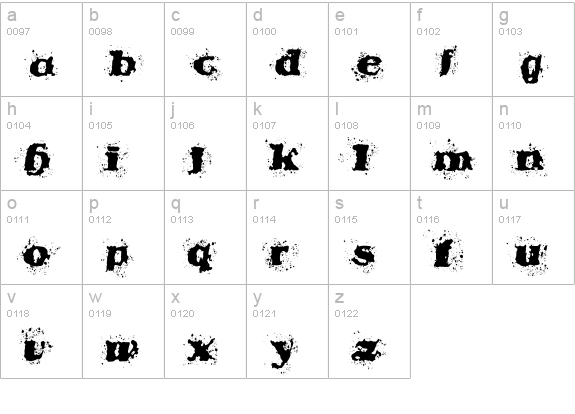 StableNo by veredgf lowercase a-z preview