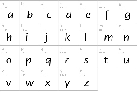 StackExt-Normal lowercase a-z preview