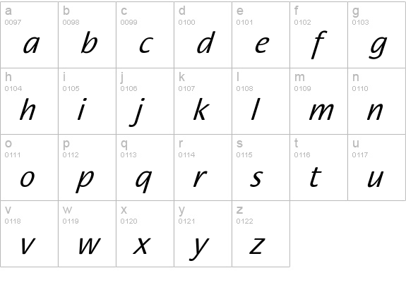 StackObl-Normal lowercase a-z preview