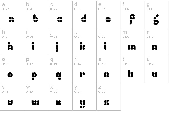 Stadia lowercase a-z preview