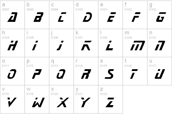 Star Next lowercase a-z preview