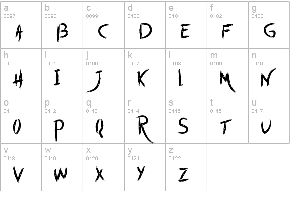 Start with Today lowercase a-z preview
