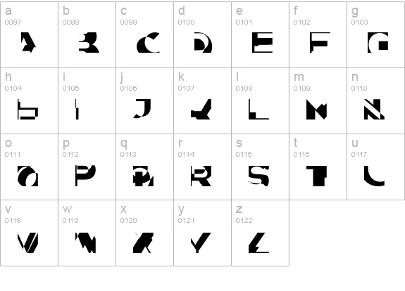 State lowercase a-z preview