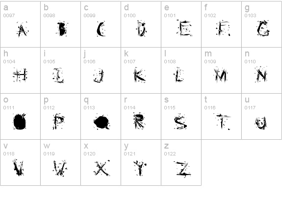 Static Cling Static lowercase a-z preview