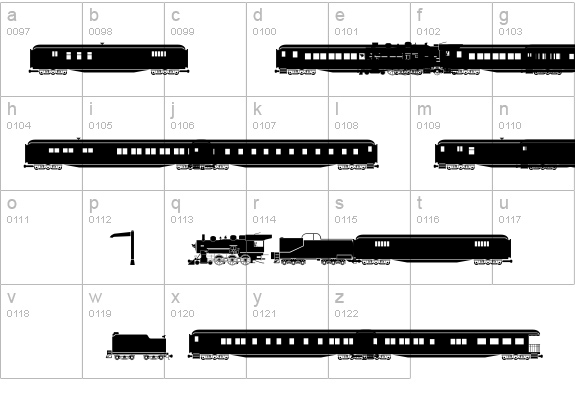 Steam-Heavyweight lowercase a-z preview