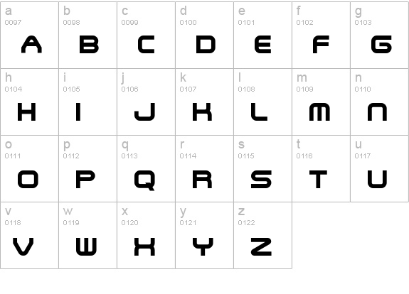 SteelWolf-Medium lowercase a-z preview