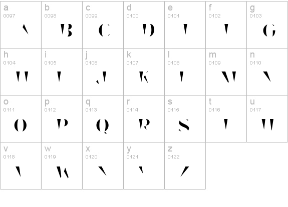 Stella Dallas Fill lowercase a-z preview
