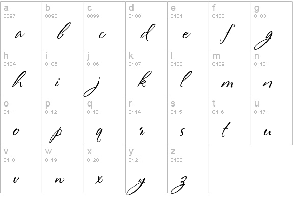 Stephanie Marie JF lowercase a-z preview