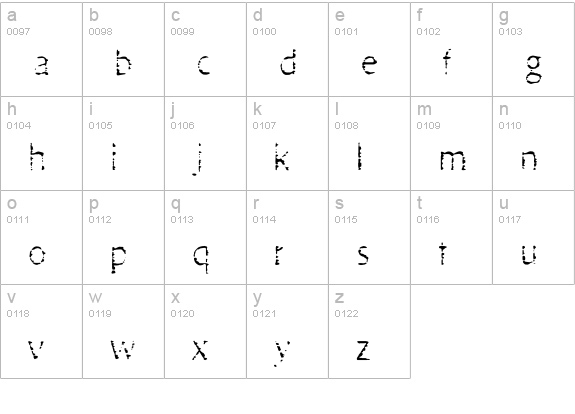 StinkyMovement-ShiftoGroovilato lowercase a-z preview