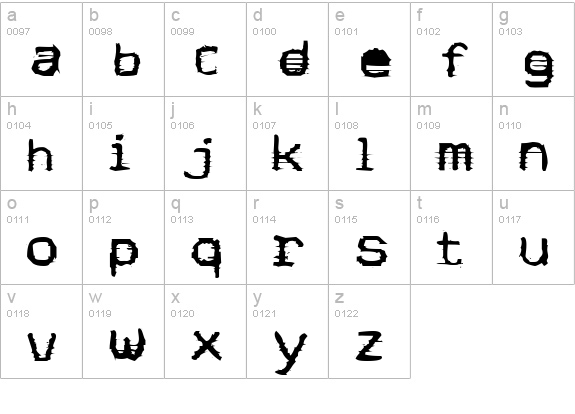 Stock Quote lowercase a-z preview