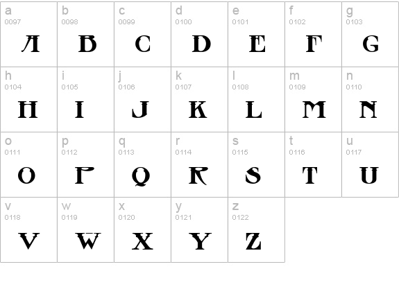 Stowaway lowercase a-z preview