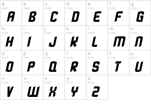 StrangePhenomena normal lowercase a-z preview