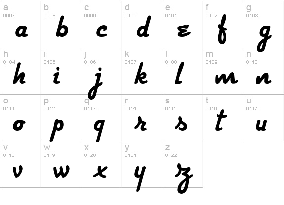 Strato Medium Regular lowercase a-z preview