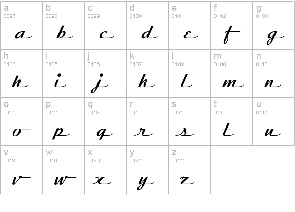 Streamline-Light lowercase a-z preview