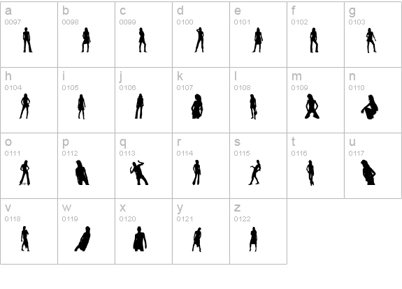 Subeve lowercase a-z preview