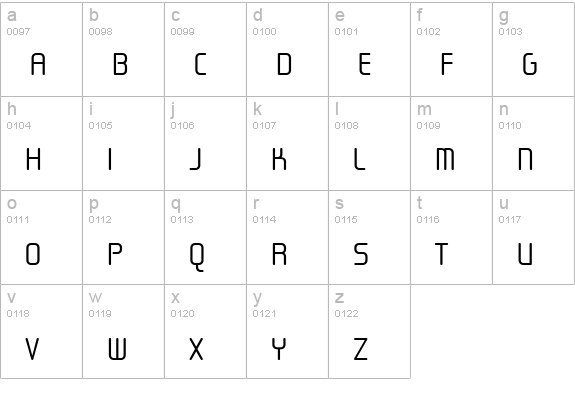 Sugarskin BTN Small Cap lowercase a-z preview