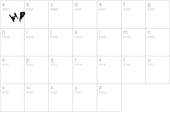 Suicide lowercase a-z preview