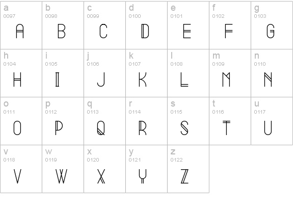Summer lowercase a-z preview