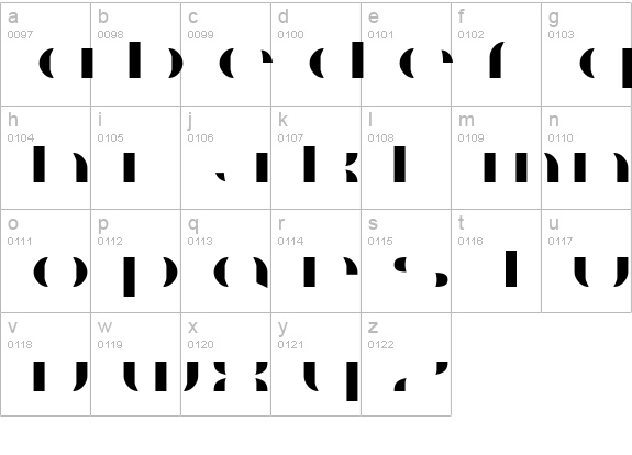 Suncatcher Fill lowercase a-z preview