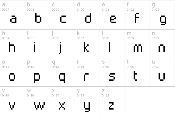 superbly_10_02 lowercase a-z preview