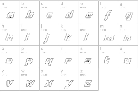 SuperMother-cool lowercase a-z preview