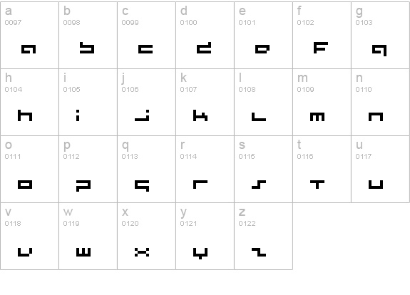supersimple regular lowercase a-z preview