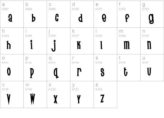 Surf Safari lowercase a-z preview