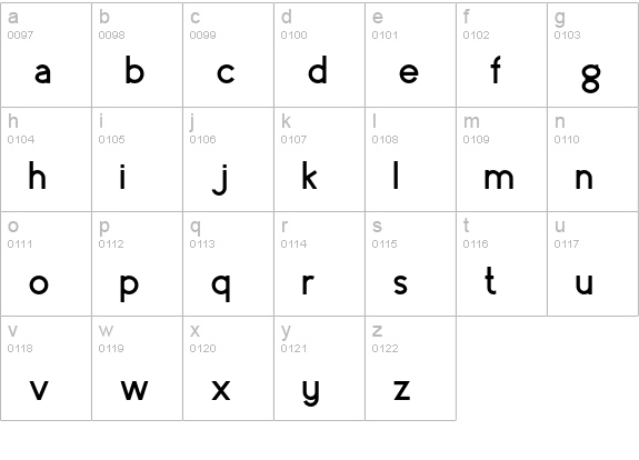surrounding__.) bold lowercase a-z preview