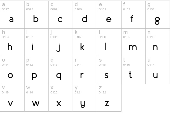 surrounding__.) regular lowercase a-z preview