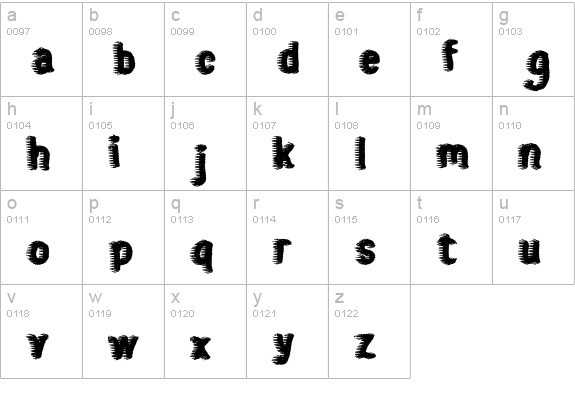 sweater lowercase a-z preview