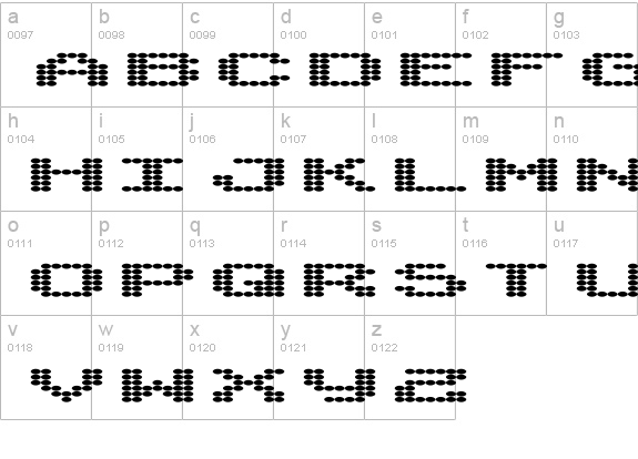 SyntheticSyncronism lowercase a-z preview