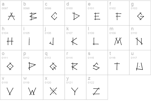 Tag Std lowercase a-z preview