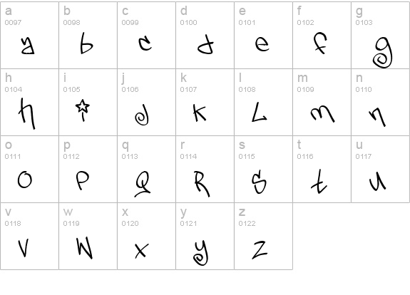 TagsXtreme2 lowercase a-z preview