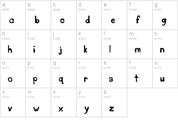 take_out_the_garbage lowercase a-z preview