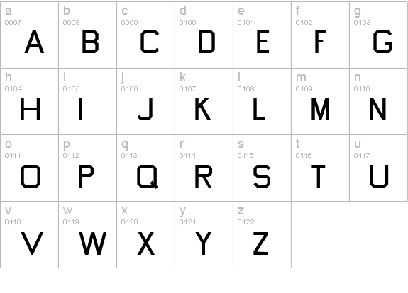 Tapeworm lowercase a-z preview