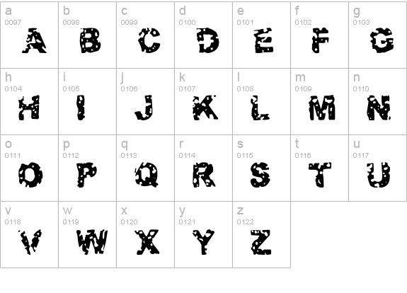 Target Practice lowercase a-z preview