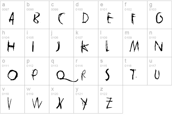 tasapainoaisti lowercase a-z preview