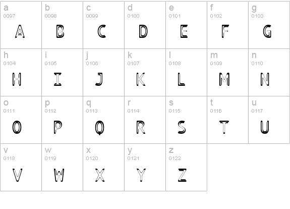 TECHNOIRE-Fuse lowercase a-z preview