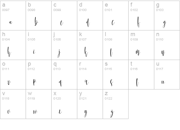 Thanksgiving2 lowercase a-z preview