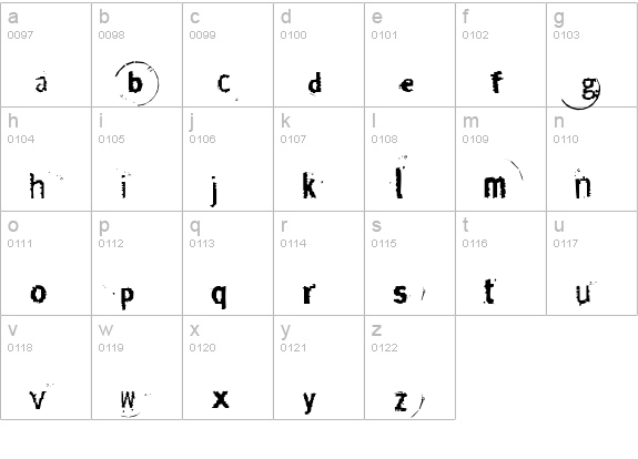 the devils car lowercase a-z preview