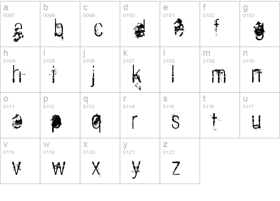 The Last Soundtrack lowercase a-z preview
