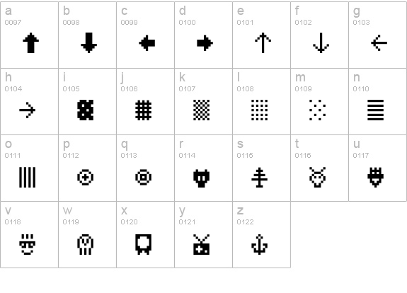 Therm-Xtra lowercase a-z preview