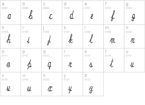 TiaOlga1 lowercase a-z preview